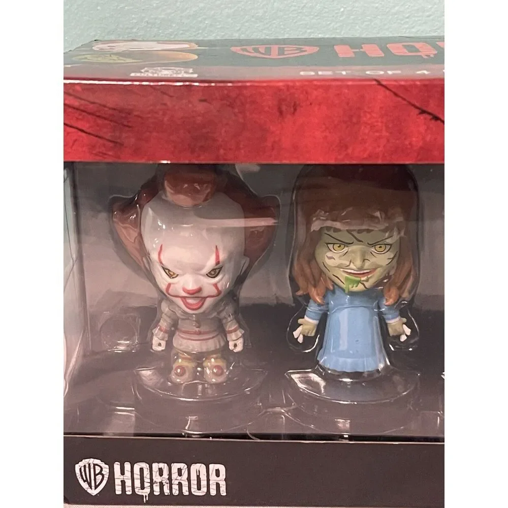 CultureFLY WB Horror Set of 4 Minis Figures IT, The Exorcist, Annabelle, The Nun